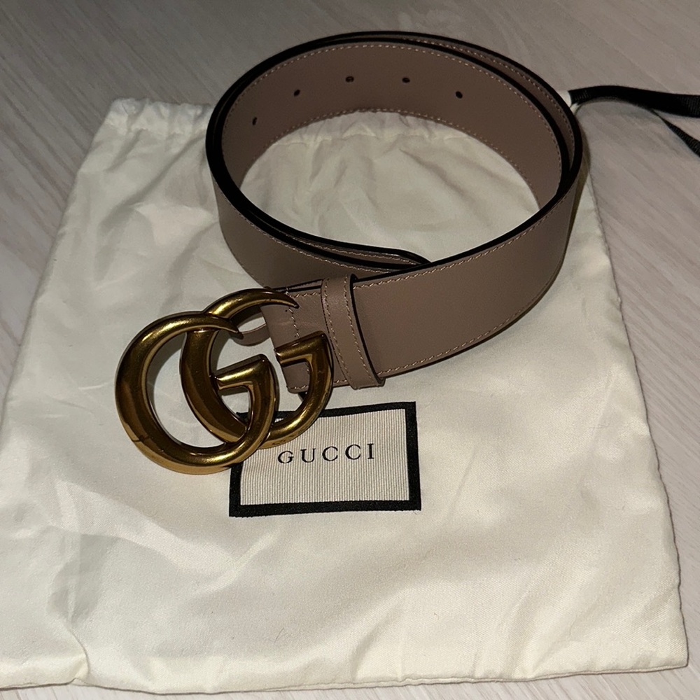 Gucci GG Belt | size 80 | grey